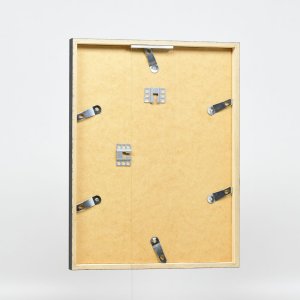 Effect houten lijst profiel 35 zwart 25x50 cm anti-reflexglas