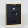 Effect houten lijst profiel 21 notenbruin 25x50 cm Museum glas