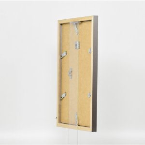 Houten lijst Top Cube 25x60 cm platina normaal glas