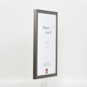 Houten lijst Top Cube 25x60 cm platina normaal glas