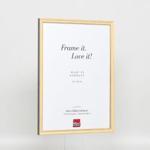 Effect massief houten lijst Profiel 25 geel 25x60 cm Anti-reflecterend glas