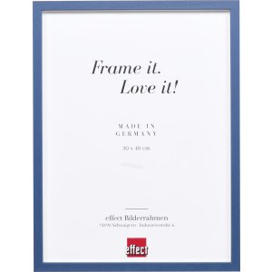 Effect houten lijst profiel 35 blauw 25x60 cm normaal...