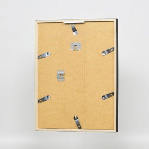 Effect houten lijst profiel 35 zwart 25x60 cm normaal glas + afstandhouder