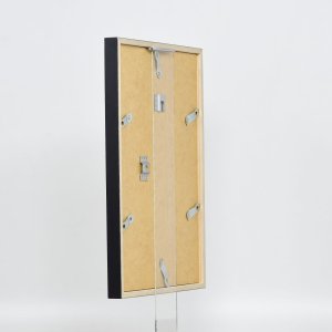 Effect houten lijst profiel 35 zwart 25x60 cm normaal glas + afstandhouder