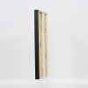 Effect houten lijst profiel 35 zwart 25x60 cm normaal glas + afstandhouder