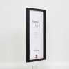 Effect houten lijst profiel 35 zwart 25x60 cm normaal glas + afstandhouder