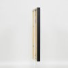 Effect houten lijst profiel 35 zwart 25x60 cm normaal glas + afstandhouder