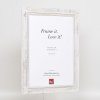 Effect Massief houten fotolijst 2240 wit 25x60 cm Normaal glas