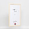 Effect houten lijst Profiel 89 wit 25x60 cm Museum glas