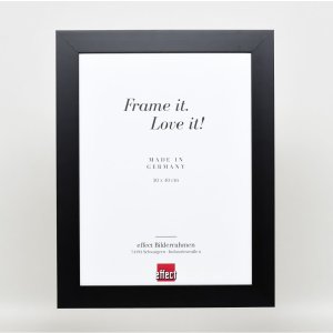 Effectief massief houten lijst Profiel 30 zwart 25x60 cm Museum glas