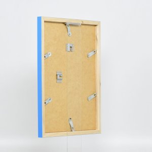 Houten lijst Top Cube 25x70 cm blauw normaal glas