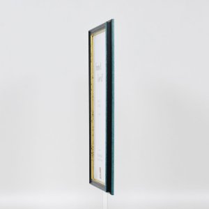Effect houten lijst profiel 21 blauw 25x70 cm Normaal glas