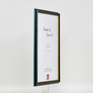 Effect houten lijst profiel 21 blauw 25x70 cm Normaal glas