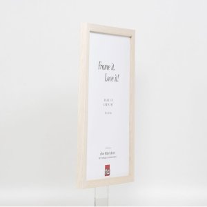 Effect Houten lijst Profiel 33 wit 25x70 cm Normaal glas