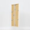 Effect houten lijst profiel 33 wit 25x70 cm antireflexglas