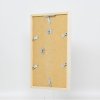 Effect houten lijst profiel 33 wit 25x70 cm antireflexglas