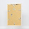 Effect houten lijst profiel 33 wit 25x70 cm antireflexglas