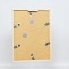 Effect houten lijst profiel 33 wit 25x70 cm antireflexglas