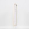 Effect houten lijst profiel 33 wit 25x70 cm antireflexglas
