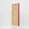 Effect houten lijst profiel 35 rood 25x70 cm normaal glas + afstandhouder