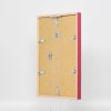 Effect houten lijst profiel 35 rood 25x70 cm normaal glas + afstandhouder