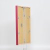 Effect houten lijst profiel 35 rood 25x70 cm normaal glas + afstandhouder
