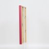 Effect houten lijst profiel 35 rood 25x70 cm normaal glas + afstandhouder