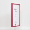 Effect houten lijst profiel 35 rood 25x70 cm normaal glas + afstandhouder