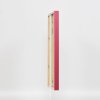 Effect houten lijst profiel 35 rood 25x70 cm normaal glas + afstandhouder