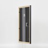 Effect houten lijst profiel 38 grijs 25x80 cm anti-reflexglas