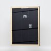 Effect houten lijst profiel 38 grijs 25x80 cm anti-reflexglas
