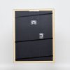Effect houten lijst profiel 38 grijs 25x80 cm anti-reflexglas
