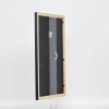 Effect houten lijst profiel 38 grijs 25x80 cm anti-reflexglas