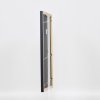 Effect houten lijst profiel 38 grijs 25x80 cm anti-reflexglas