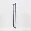 Effect houten lijst profiel 38 grijs 25x80 cm anti-reflexglas