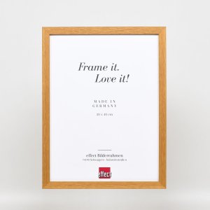 Effect houten lijst profiel 33 eiken 25x80 cm ontspiegeld glas