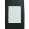 Afgeschuind passepartout - 20x30 cm - zwart