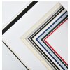 Afgeschuind passepartout - 30x40 cm - zwart