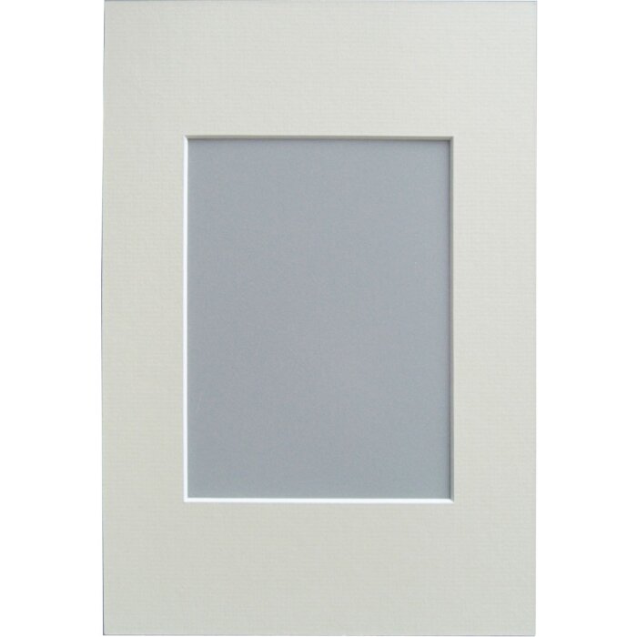 Afgeschuinde passepartout - 13x18 cm - crème