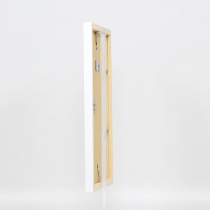 Houten lijst Top Cube 27x48 cm wit antireflexglas