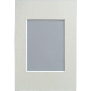 Afgeschuinde passepartout 20x30 crème
