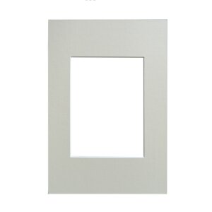 Afgeschuind passepartout - 24x30 cm - crème