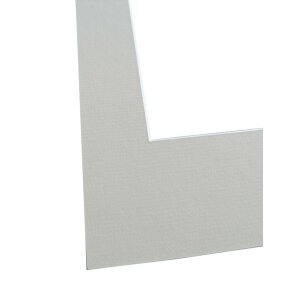 Afgeschuind passepartout - 30x40 cm - crème