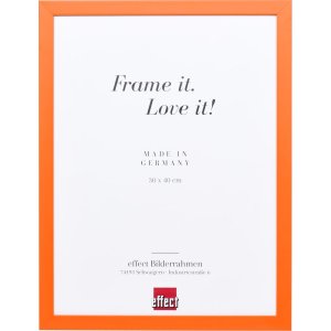 Houten lijst Top Cube 27x48 cm oranje museumglas