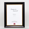 Effect houten lijst profiel 95 zwart 27x48 cm normaal glas