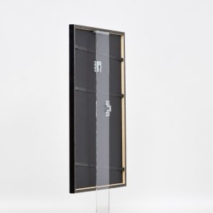 Effect houten lijst profiel 23 blauw 28x35 cm Helder glas