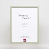 Effect houten lijst Profiel 35 groen 28x35 cm normaal glas + afstandhouder