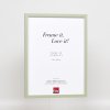 Effect houten lijst Profiel 35 groen 28x35 cm normaal glas + afstandhouder