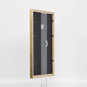 Effect houten lijst profiel 2070 antireflecterend glas 28x35 cm goud