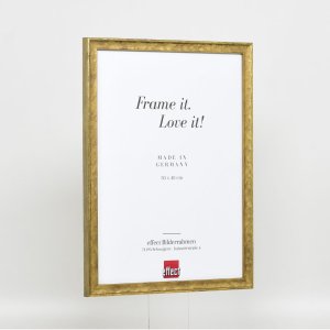 Effect houten lijst profiel 2070 antireflecterend glas 28x35 cm goud